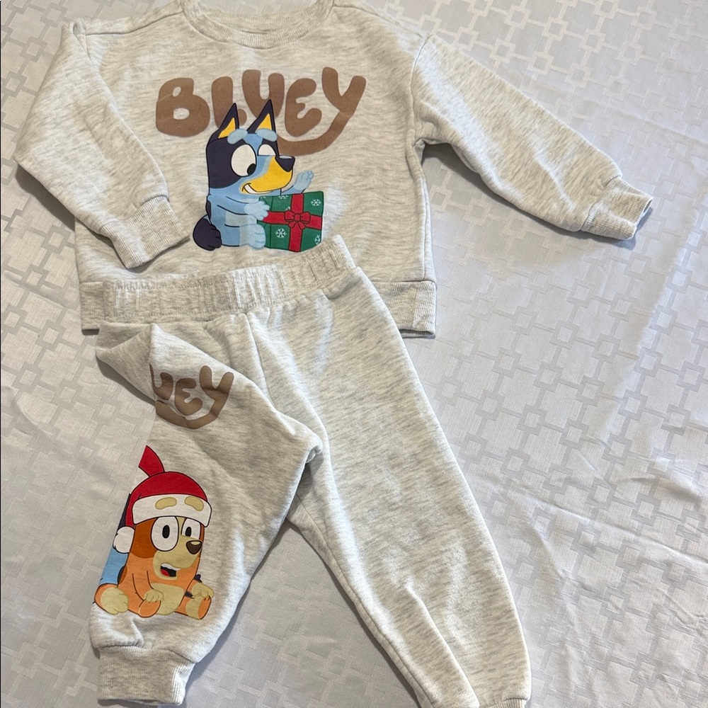 Bluey Kids Matching Set - Gray